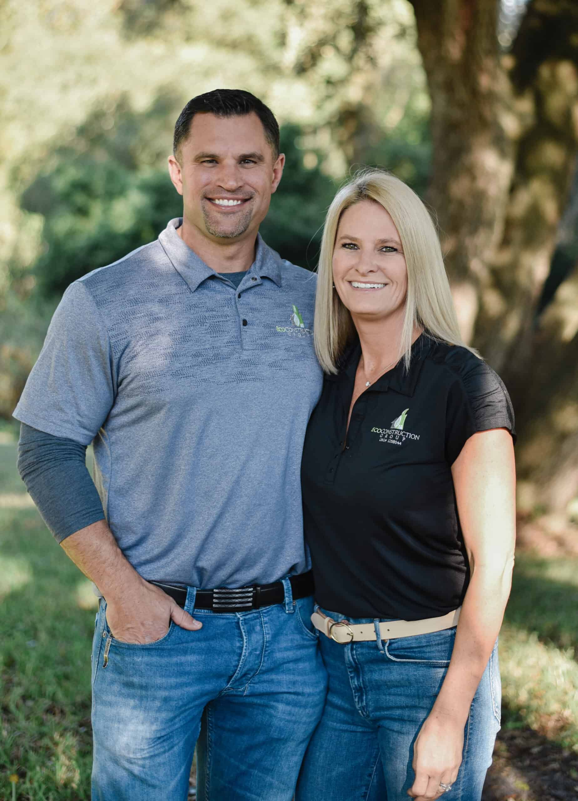 Bobby and Becky Rhodes, owners of Eco Roofing Division, a Central Florida Roofing Contractor